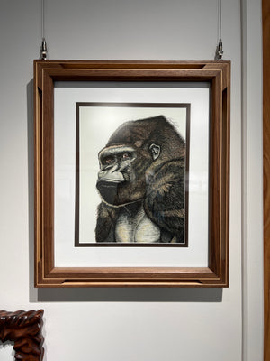 Silverback Gorilla Framed Original