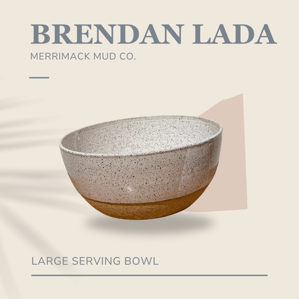 Large Serving Bowl - Original Stoneware by Brendan Lada of