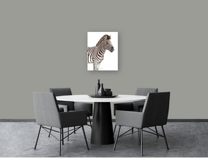 Zebra Print on Canvas Gallery Wrap