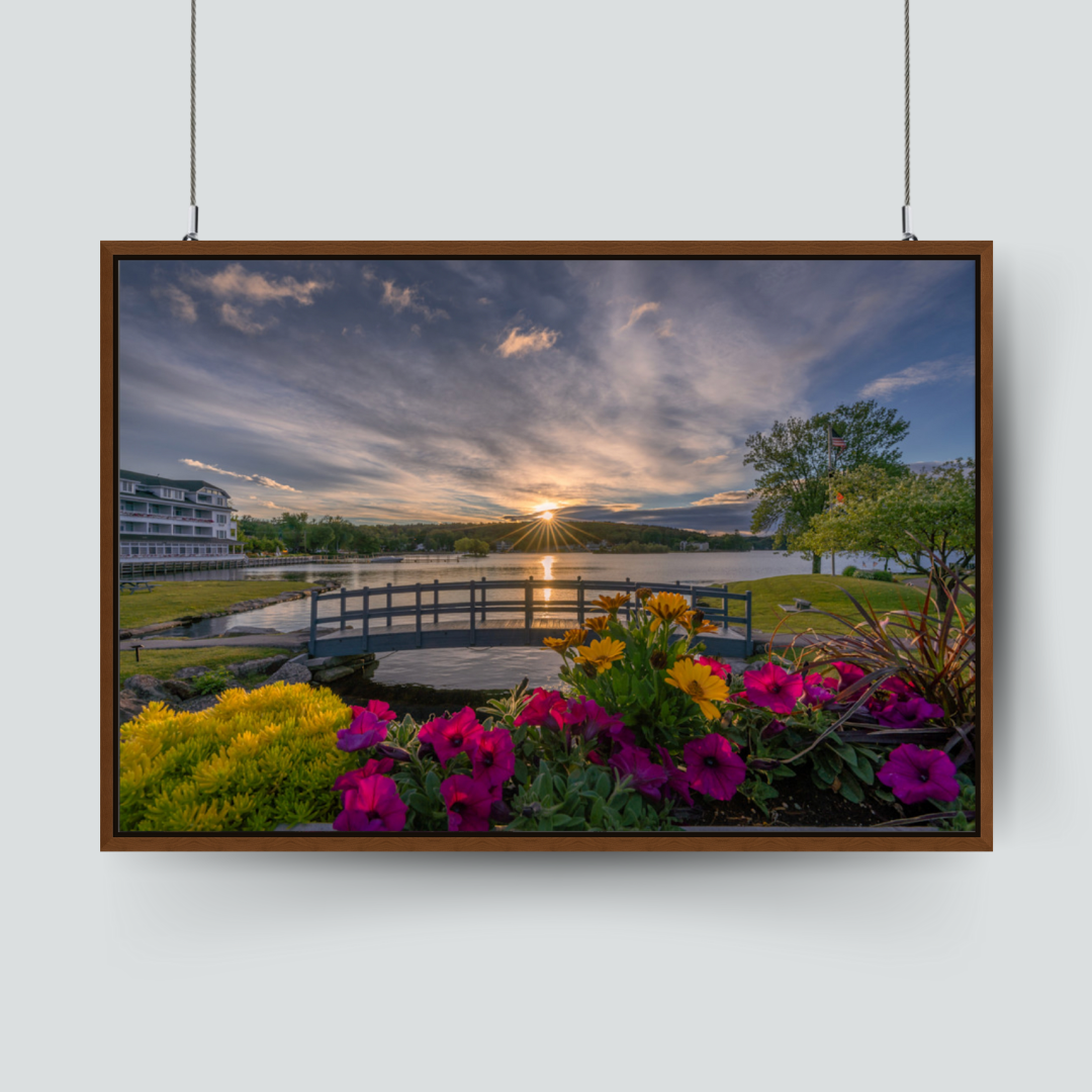 Meredith, New Hampshire on Framed Canvas