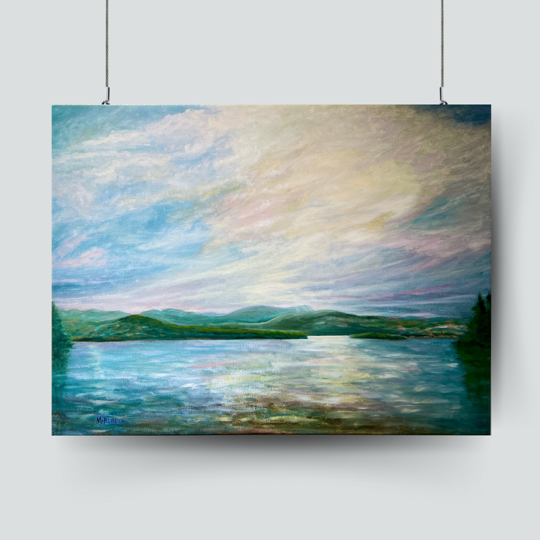 Winter Harbor Canvas Print