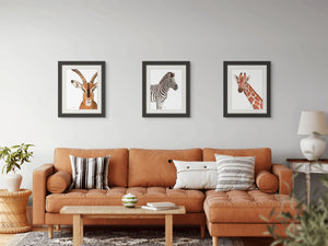 Giraffe Print on Fine Art Paper